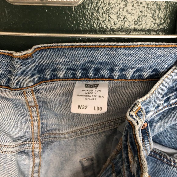 Levi’s Vintage 501s, 1990’s, Jeans, Button Fly, Size 32x30, Light Wash - Picture 6 of 9